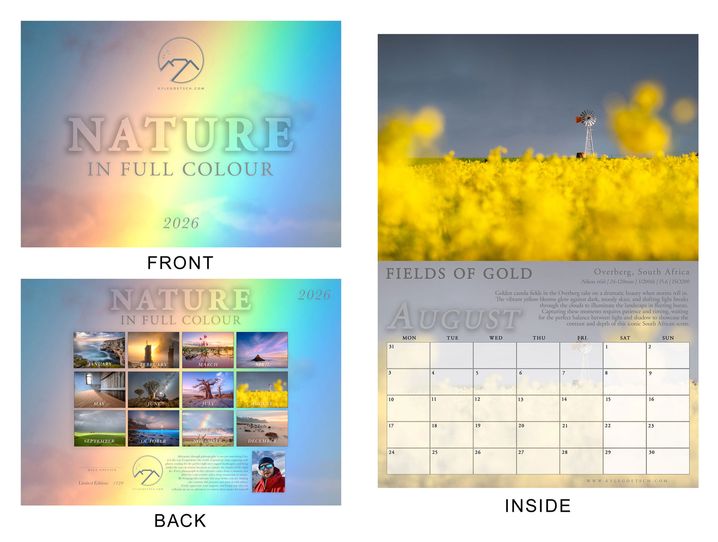 2026 Wall Calendar – Signed Limited Edition